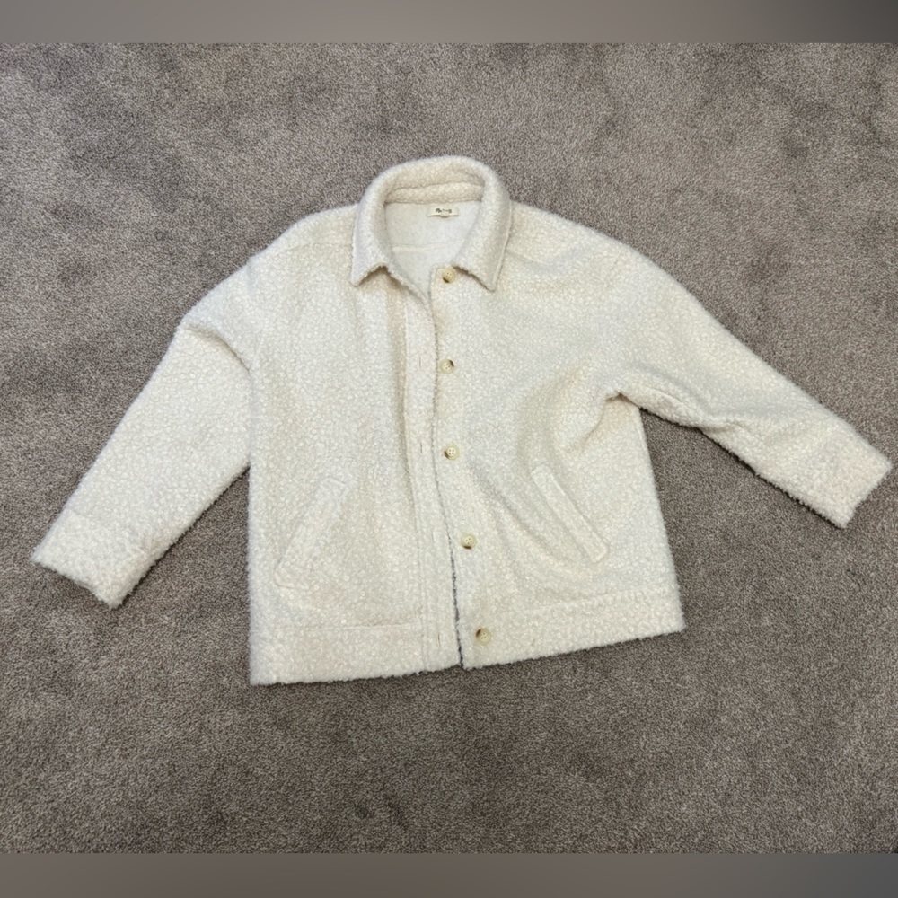 Madewell shearling moto jacket